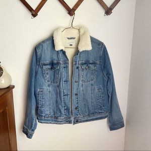 Sherpa Lined Denim Jacket